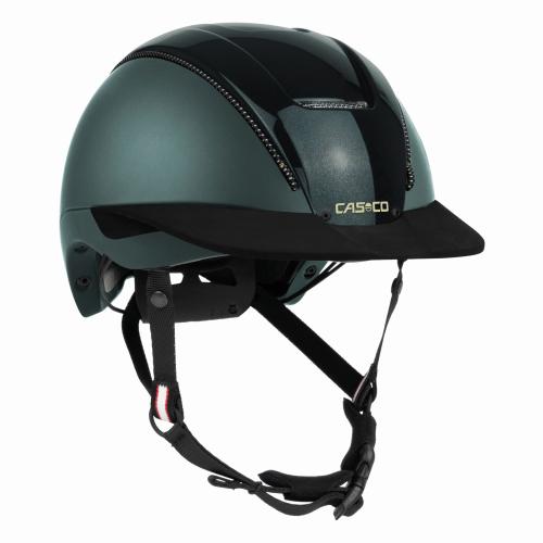 Preview: Casco DUELL Reithelm - smaragdgrün