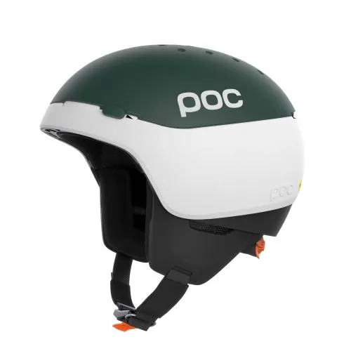 Poc Ski Helmet Meninx RS MIPS - Hydrogen White, Moldanite Green Matt
