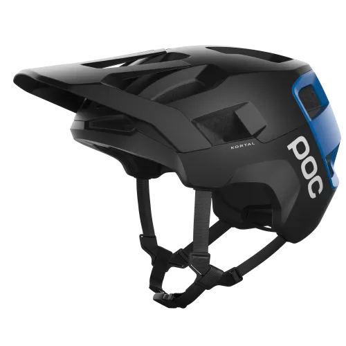 POC Kortal Bike Helmet - Uranium Black/Opal Blue Metallic/Matt