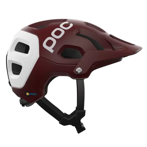 POC Bike Helmet Tectal Race MIPS - Garnet Red, Hydrogen White Matt