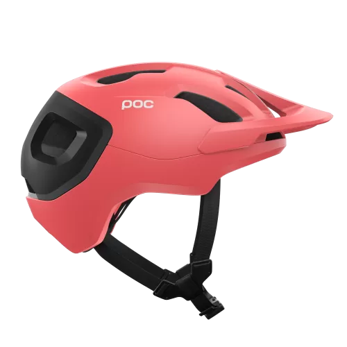 POC Axion Race MIPS Bike Helmet - Ammolite Coral/Uranium Black Matt