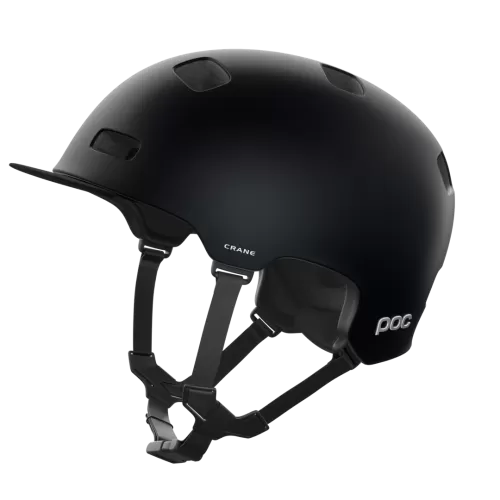 POC Crane MIPS Velohelm - Uranium Black Matt