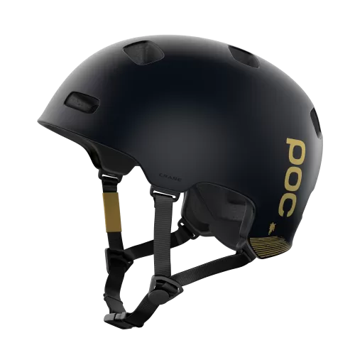 POC Bike Helmet Crane MIPS Fabio Edition - Uranium Black Matt Gold