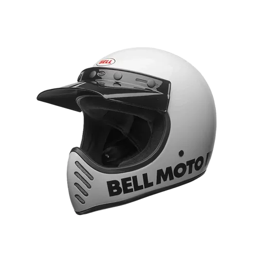 Bell Moto Moto-3 Classic WEISS