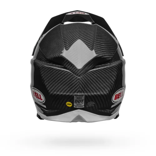 Bell Moto Moto-10 Sphr Glone sizes Bk/Wh SCHWARZ