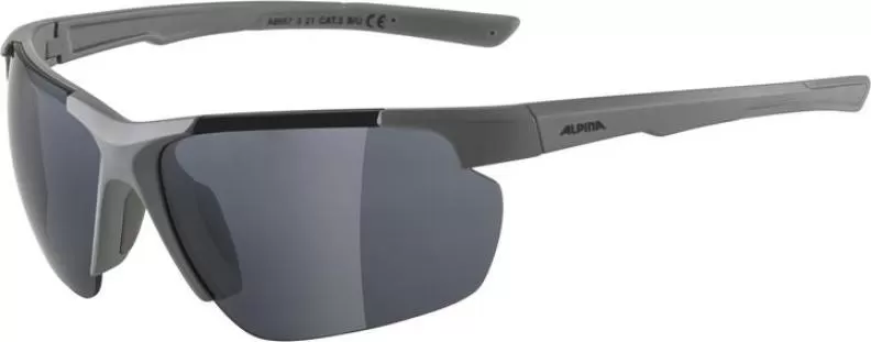 Alpina DEFEY HR Eyewear - moon-grey matt, black mirror