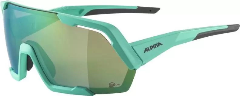 Alpina ROCKET Q-LITE Eyewear - turquoise matt, mirror green