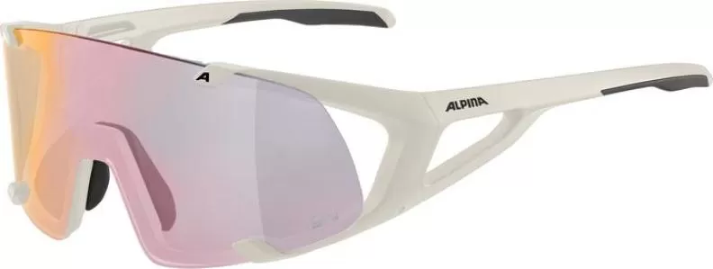 Alpina HAWKEYE S QV Eyewear - cool-grey matt, rainbow mirror