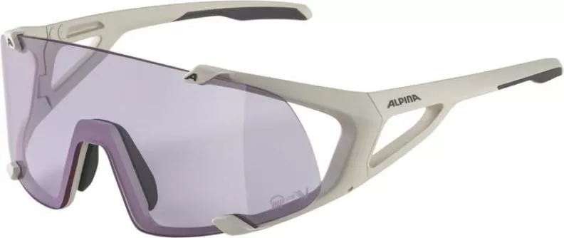 Alpina HAWKEYE S Q-LITE V Eyewear - cool-grey matt, purple
