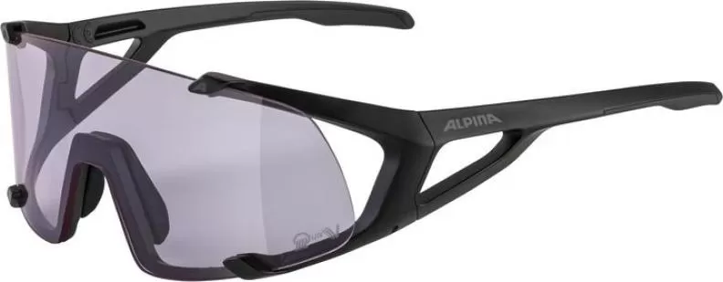 Alpina HAWKEYE S Q-LITE V Sonnenbrille - black matt, purple