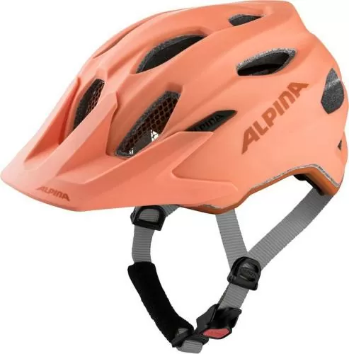 Alpina Carapax Jr. Velo Helmet - peach matt