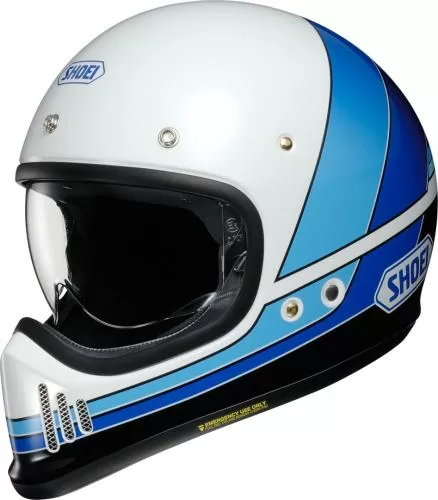 SHOEI EX-Zero Equation TC-11 Full Face Helmet - white-blue-black