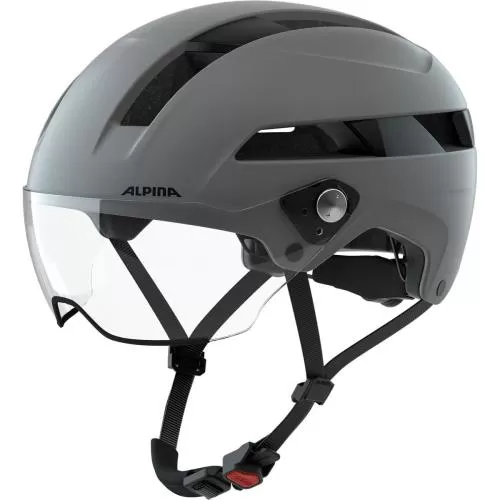 Alpina Soho Visor Bike Helmet - Coffee-Grey Matt