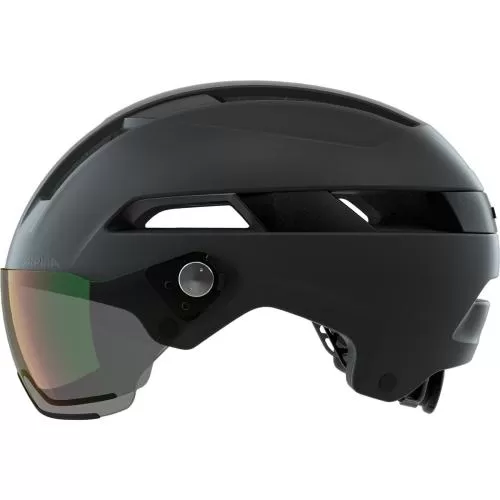 Alpina Soho Visor V Bike Helmet - Black Matt