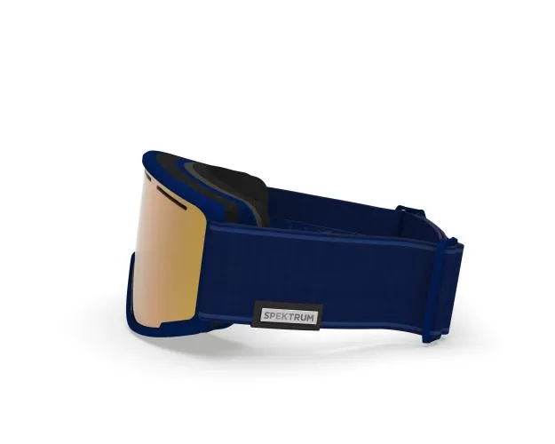 Spektrum Skibrille Templet Bio Essential - Night Blue, Brown Multi Layer Gold