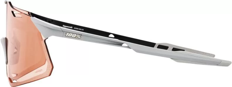 100% Hypercraft - Matte Stone Grey - HiPER Coral Lens