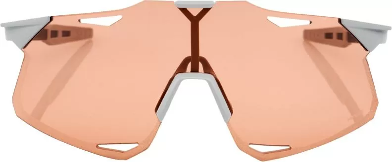 100% Hypercraft - Matte Stone Grey - HiPER Coral Lens