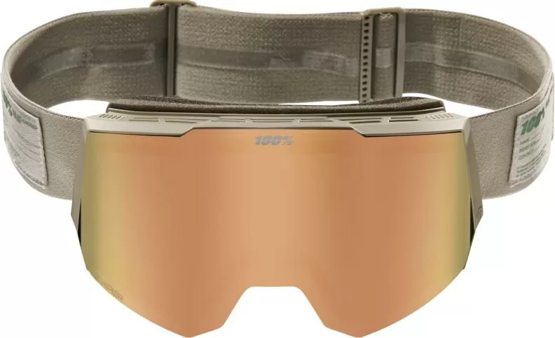 100% Snowcraft Hiper Goggle Cement - Mirror Copper Lens