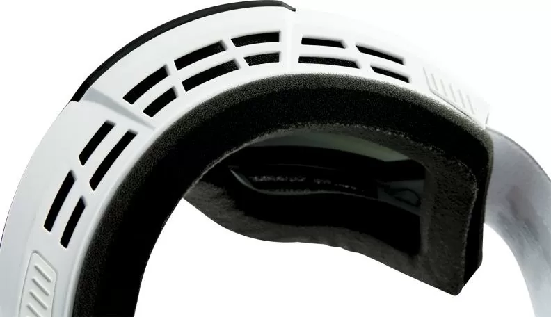 100% Snowcraft Hiper Goggle White/Lavender - Mirror Lavender Lens
