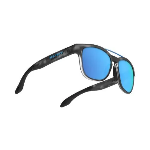 RudyProject Spinair 59 Sonnenbrille - demi grey matte, multilaser blue