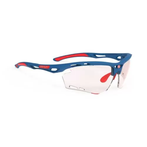 Rudy Project Propulse impactX2 sports glasses - pacific blue matte, photochromic red