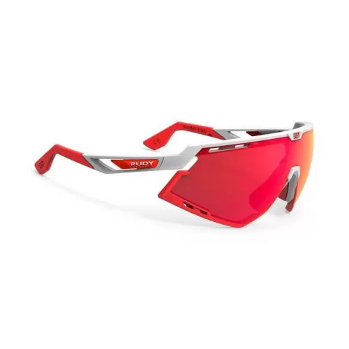 Rudy Project Defender Sportbrille - white gloss-red, multilaser red