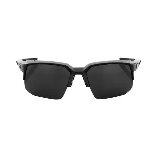 100% Eyewear Speedcoupe - Polished Black - Grey PeakPolar + Klar