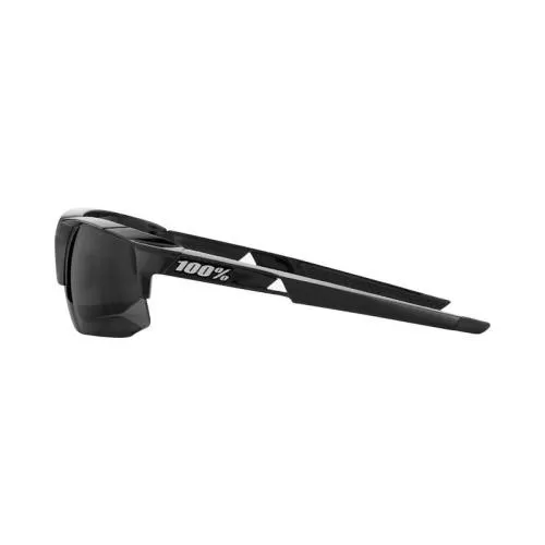 100% Sportbrille Speedcoupe - Polished Black - Grey PeakPolar + Klar
