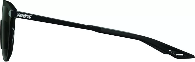 100% Legere Coil Brille Soft Tact Black - Smoke Lens