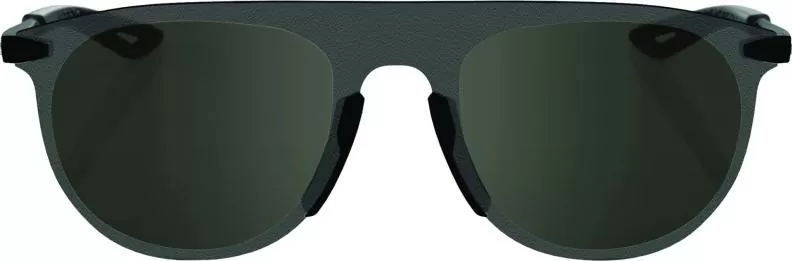 100% Legere Coil Brille Soft Tact Black - Smoke Lens