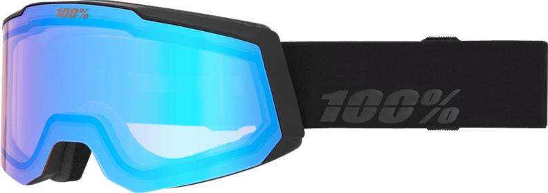 Preview: 100% SNOWCRAFT S HiPER Goggle Black/Green - Mirror Green Lens