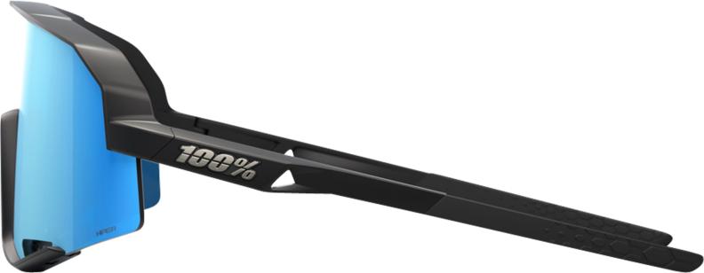 Preview: 100% Slendale - Matte Black - HiPER Blue Multilayer Mirror L