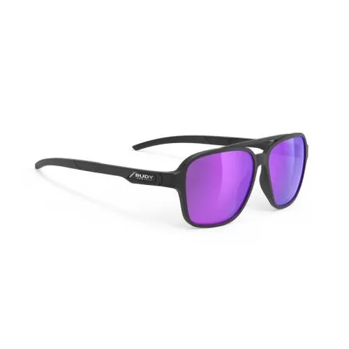 Rudy Project Croze Sonnenbrille - Black Matte Multilaser Violet