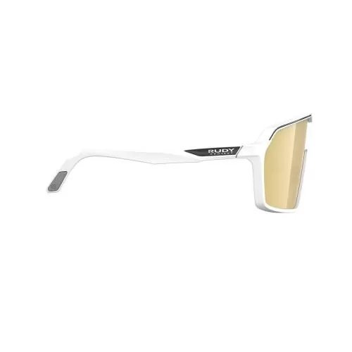 Rudy Project Spinshield Eyewear - White Matte Mutlilaser Gold