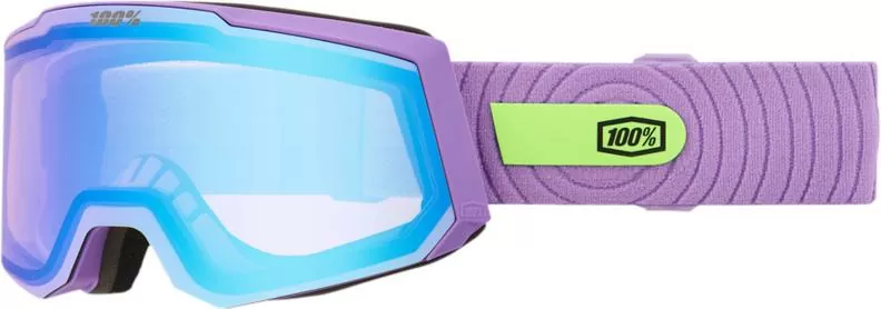100% Snowcraft S Hiper Goggle Smoothie - Mirror Yellow Gold