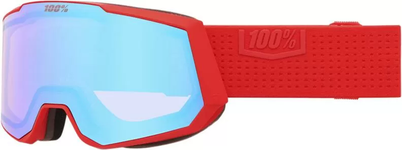 100% Snowcraft XL Hiper Goggle Hiboo - Mirror Dark Red Lens