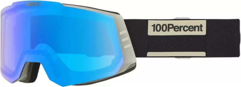 100% Snowcraft Hiper Goggle Slick - Mirror White Lens