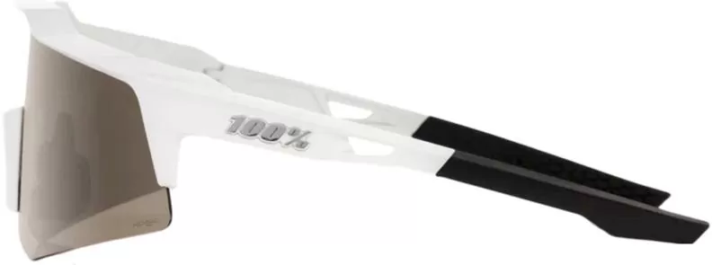 100% Brille Speedcraft XS Matte White-HiPER Silver