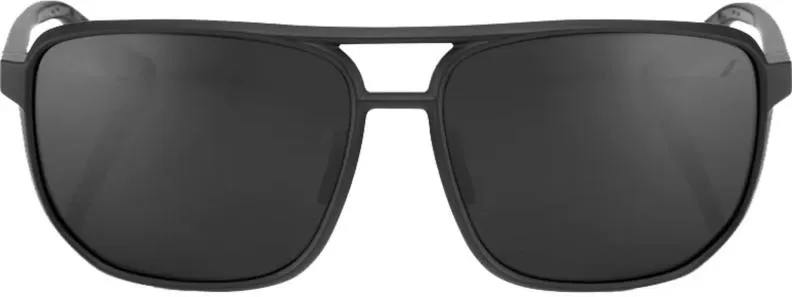 100% Konnor Brille Matte Black - Black Mirror Lens
