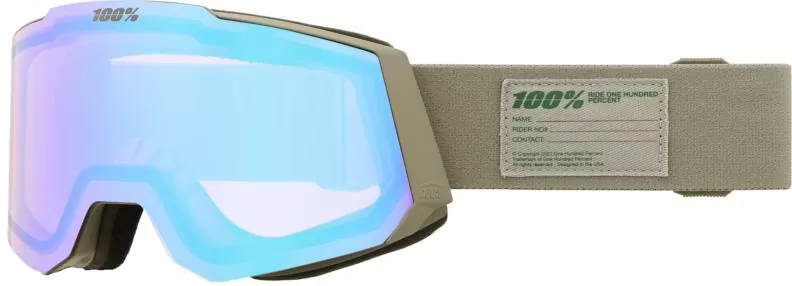 100% Snowcraft Hiper Goggle Cement - Mirror Copper Lens