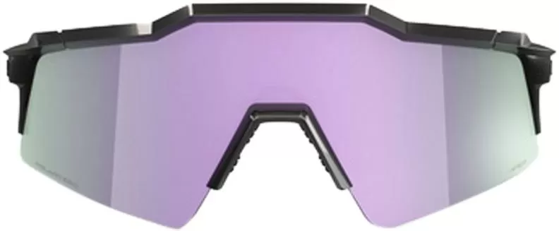 100% Brille Speedcraft - Polished Black - HiPER Polarized Lavender