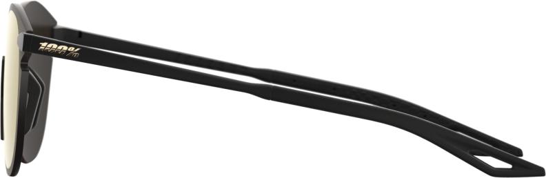 Preview: 100% LEGERE ROUND - Matte Black - HiPER Gold 24K Mirror