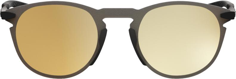 Preview: 100% LEGERE ROUND - Matte Black - HiPER Gold 24K Mirror