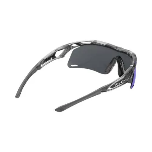 Rudy Project Tralyx+ Slim Sportbrille crystal ash/multilaser violet