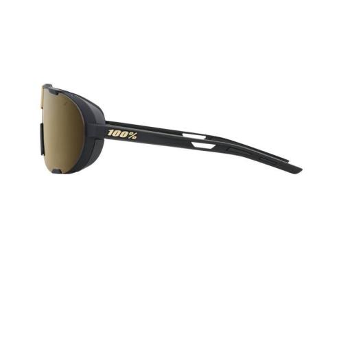 Preview: 100% Sonnenbrille Westcraft - Soft Tact Black - Soft Gold