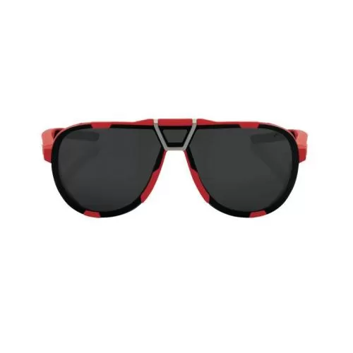 100% Sun Glasses Westcraft - Soft Tact Red - Black Mirror