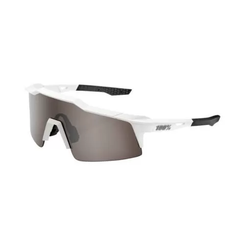 Speedcraft SL Matte White HiPER Silver Mirror Lens