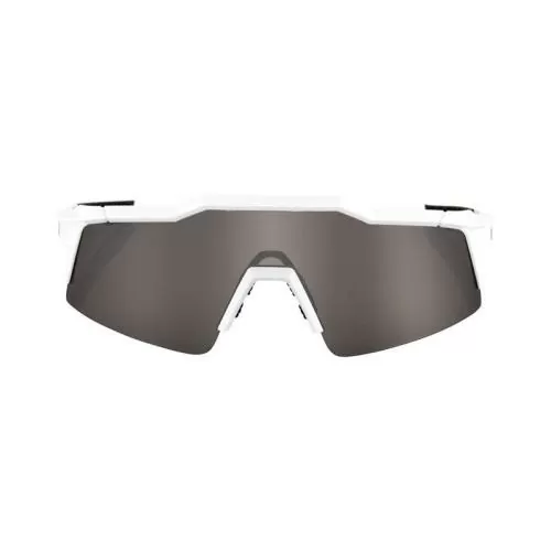 Speedcraft SL Matte White HiPER Silver Mirror Lens