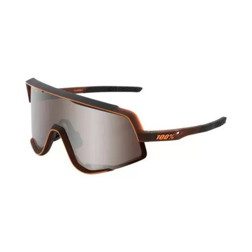 Glendale Matte Translucent Brown Fade HiPER Silver Mirror Lens
