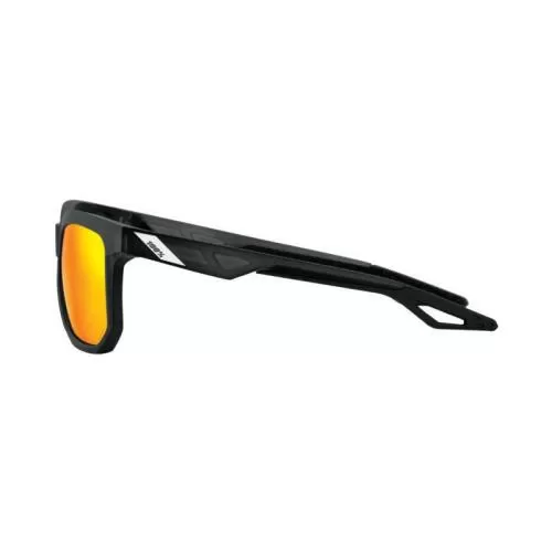 Centric Soft Tact Crystal Black HiPER Red Multilayer Mirror Lens